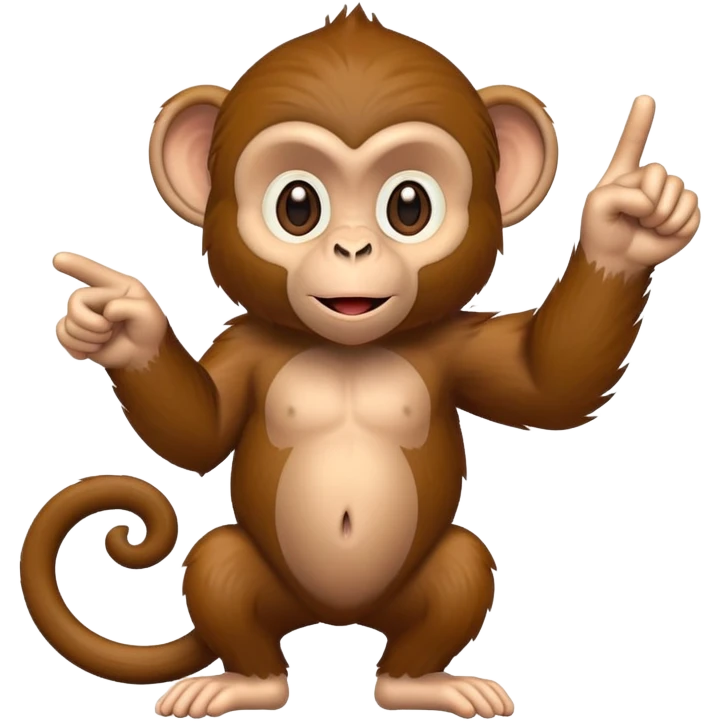 animated ris
smonkey pointing to the right  emoji