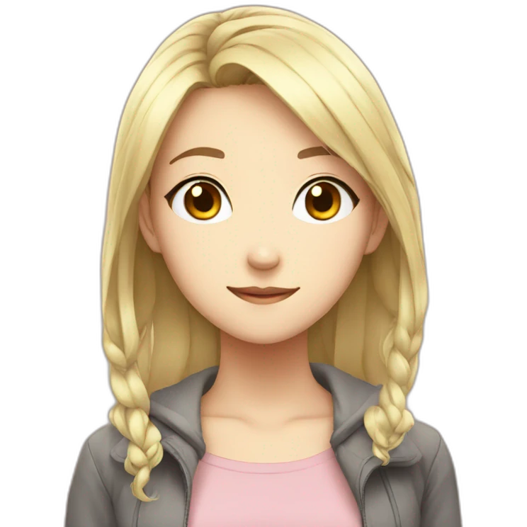 Anime girl emoji