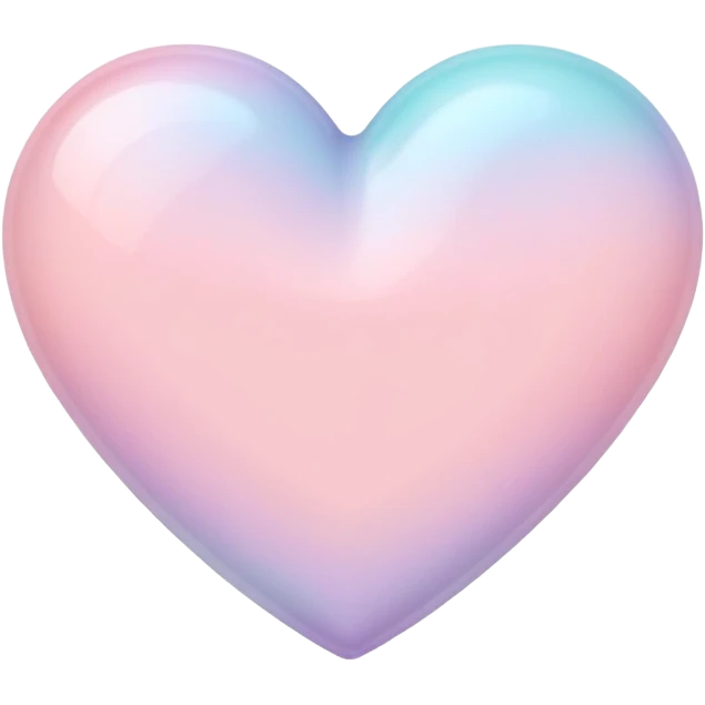 Pastel heart emoji