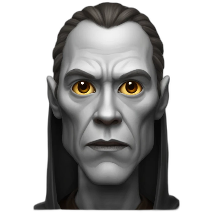 hyperrealist sith jedi in world of warcraft without beard emoji