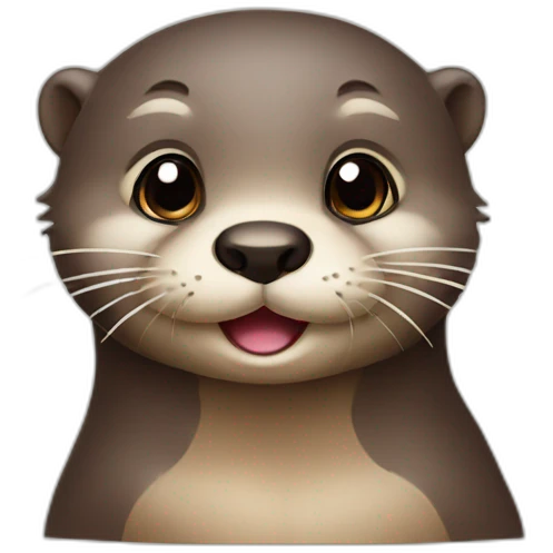 cute otter emoji