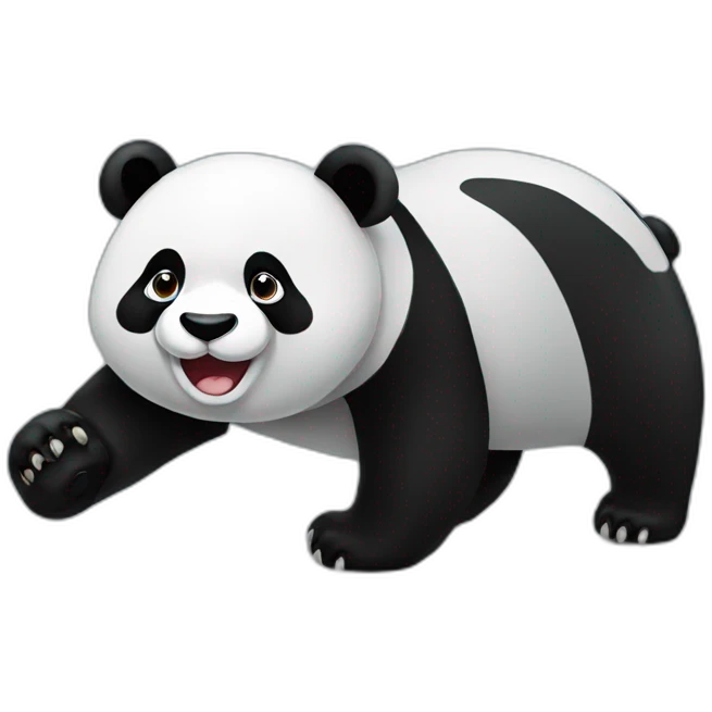black friday sale panda emoji