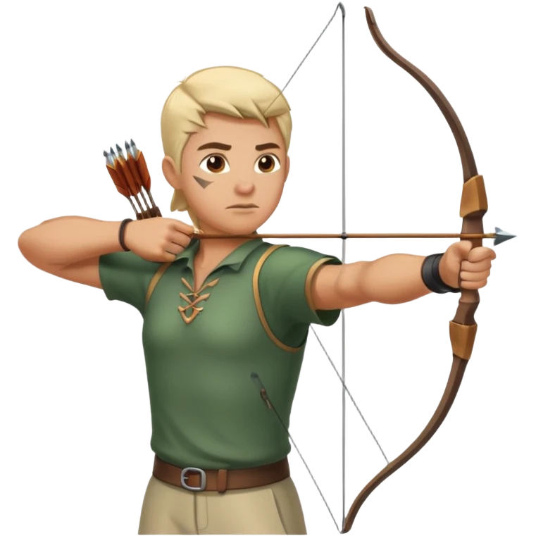 Archer position tir emoji