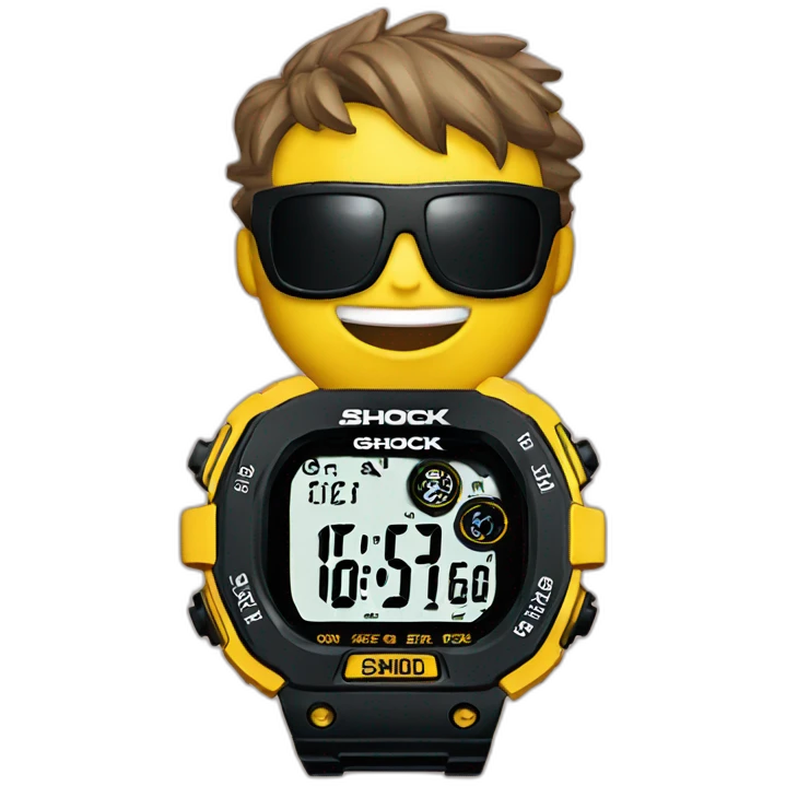 g-shock g-man emoji