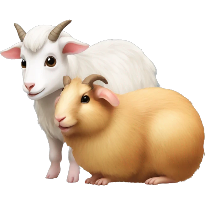 hamster and goat emoji