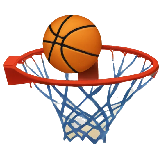 Basketball shot emoji
