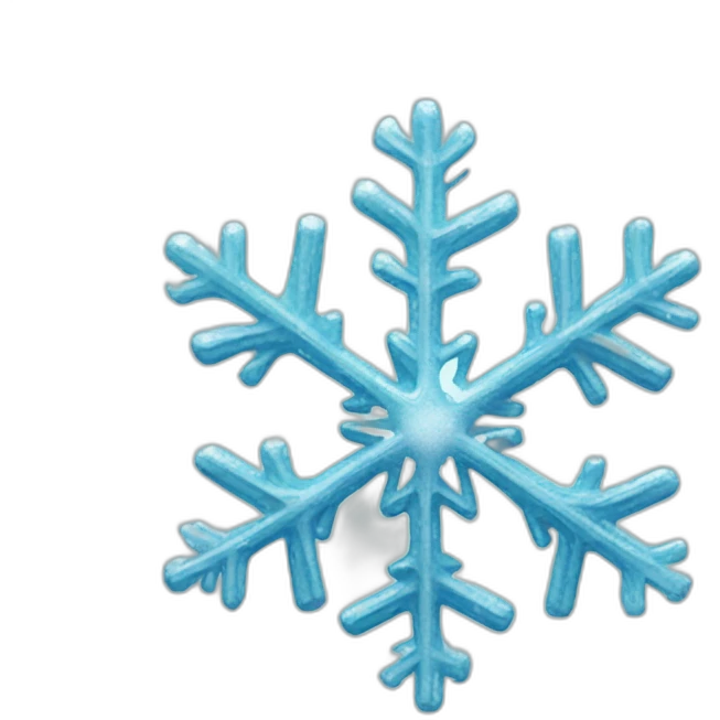 a snowflake with a magic wand in his hands emoji