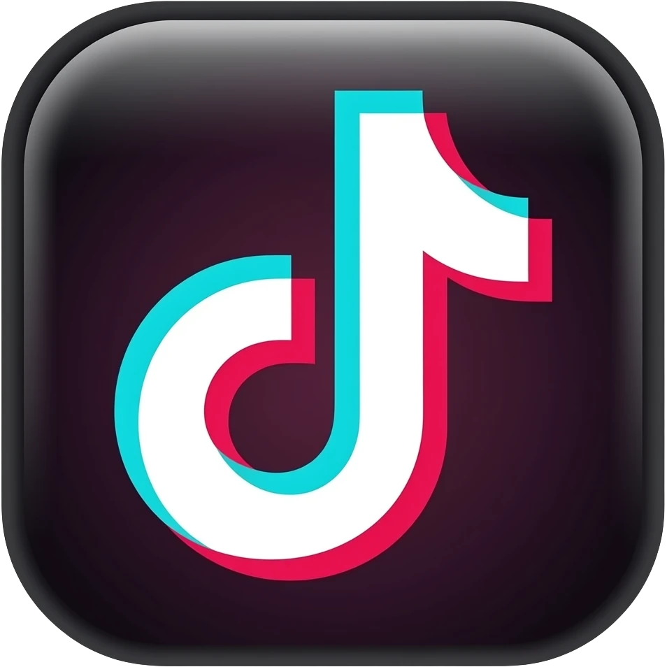 TikTok logo emoji