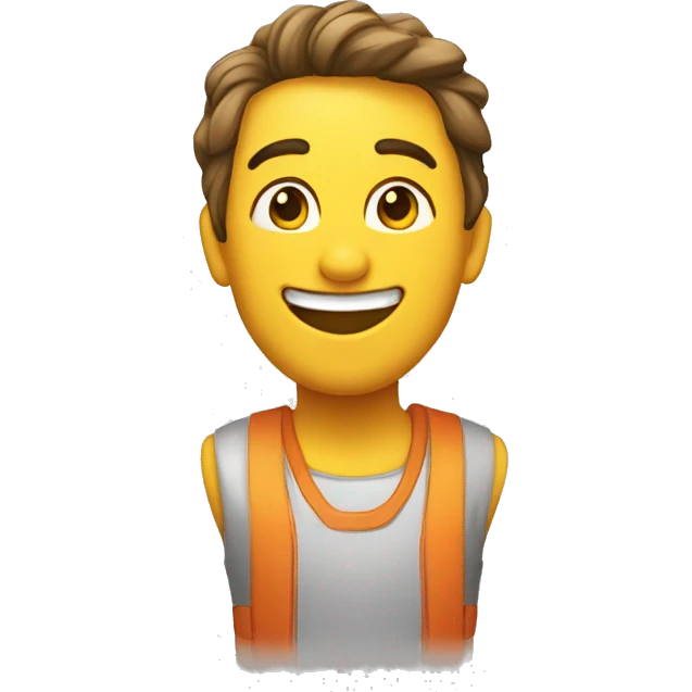 Sonrisa con una ceja levantada emoji