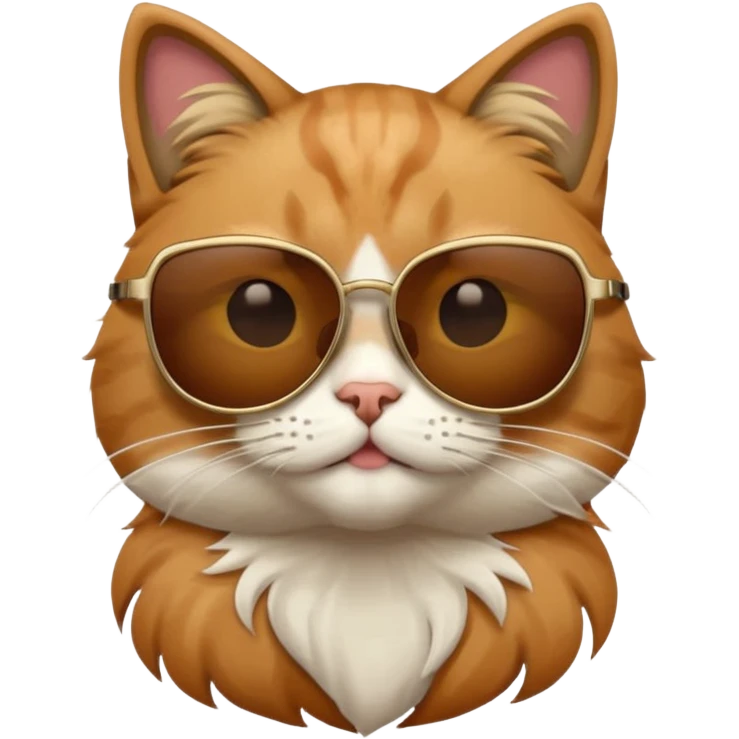 Cat wearing sunglasses emoji