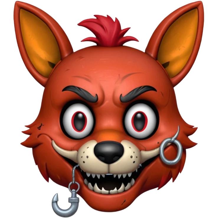 The head of Foxy of five nights at Freddy emoji