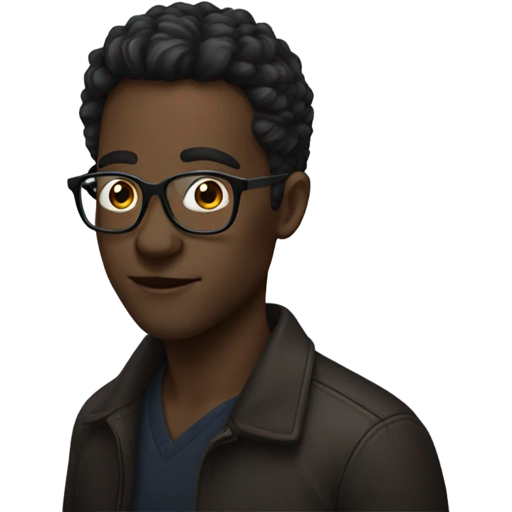dark romance reader with glasses emoji