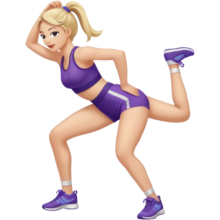 Twerking girl emoji
