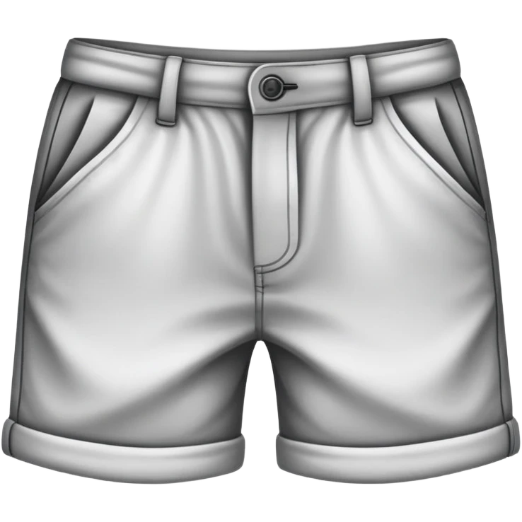 black and white with the letters shorts  emoji