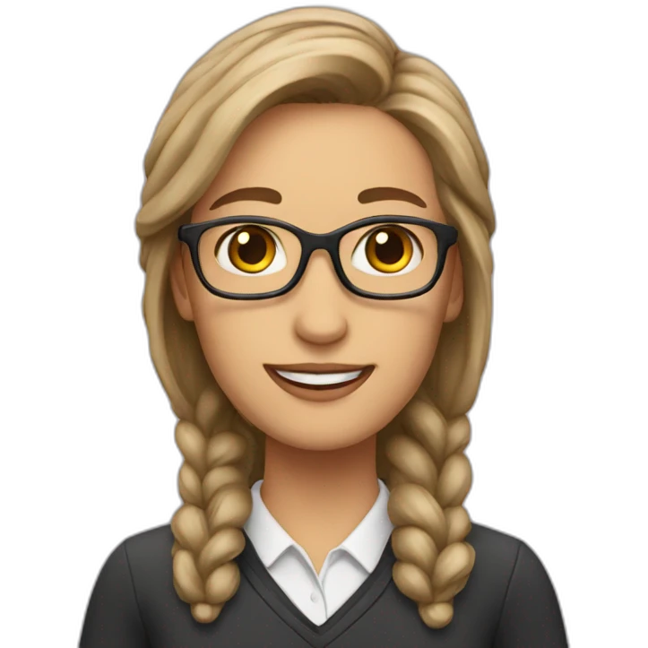 Teacher in love emoji