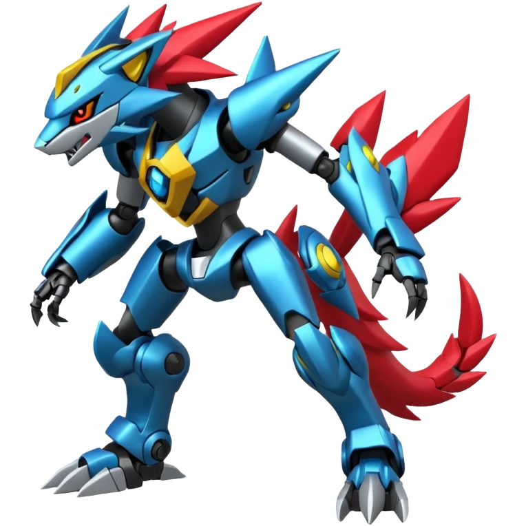 Zeraora-Zoroark-medabot-Mecha full body emoji