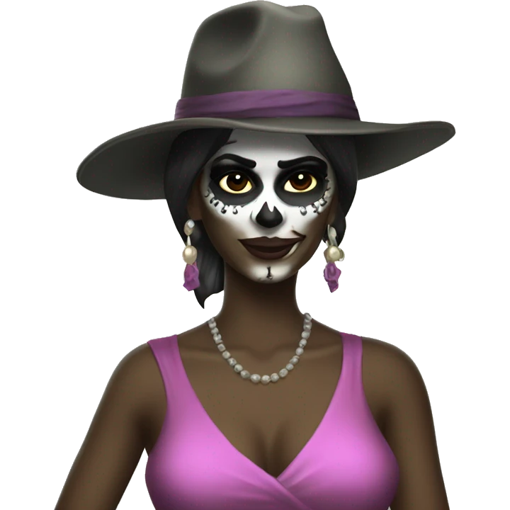 Caveira coquette emoji