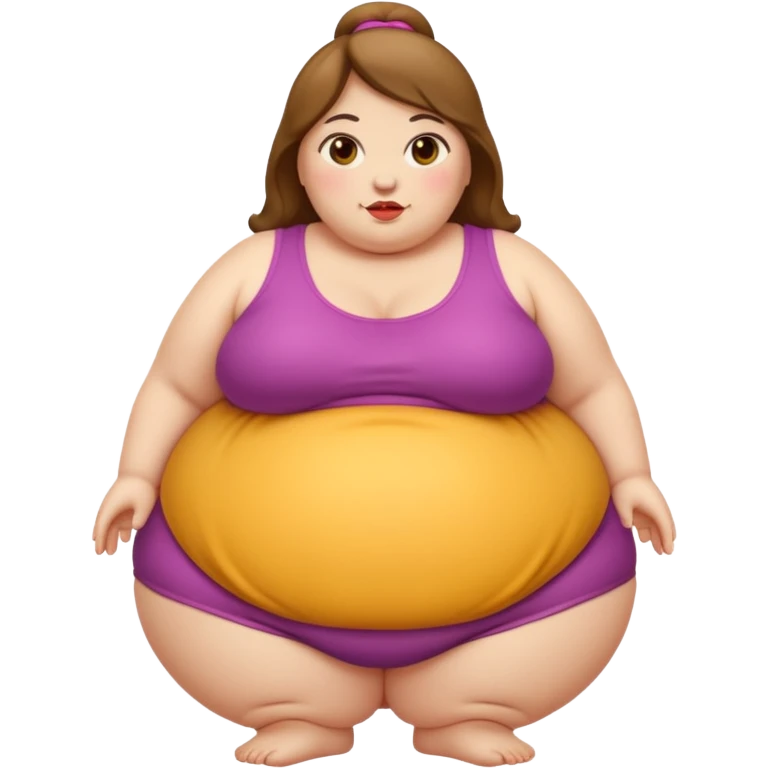 Fattest lady ever emoji