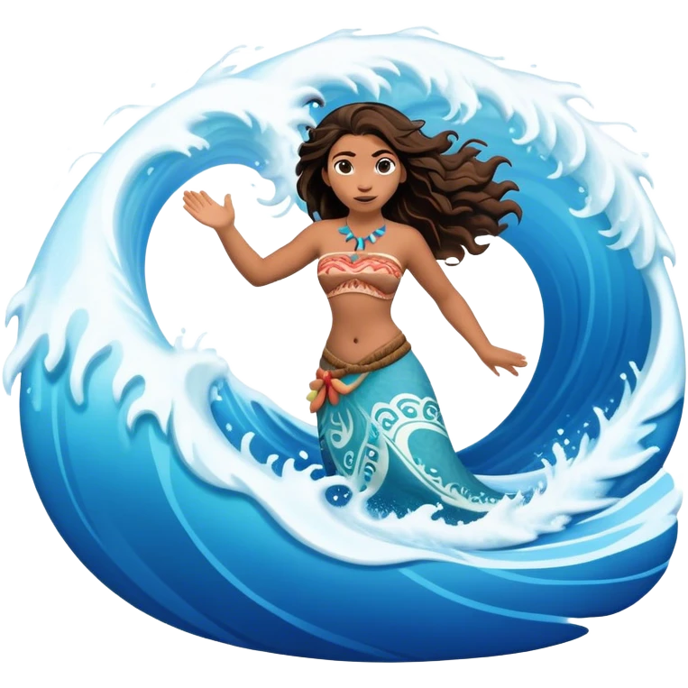 wave from moana emoji