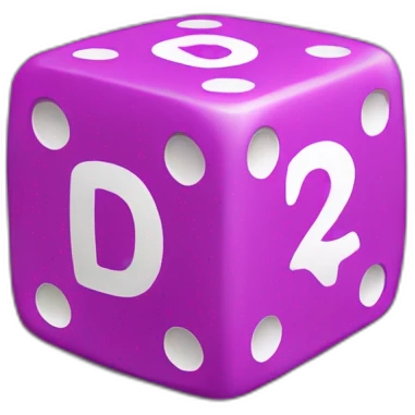 d8 dice emoji