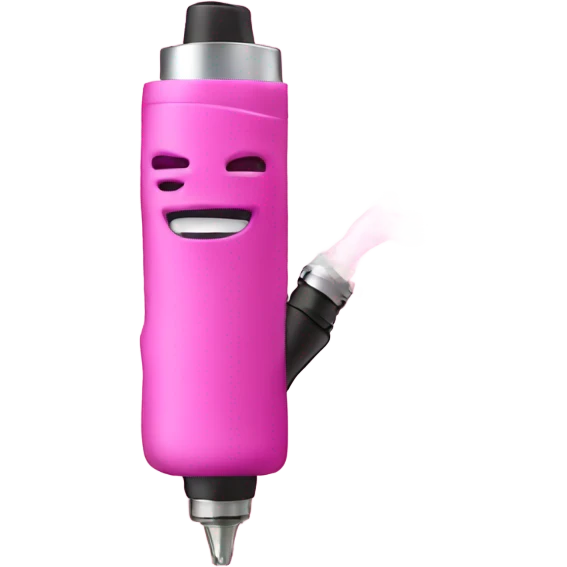 Pink vape emoji
