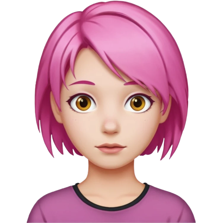 pink hair emoji