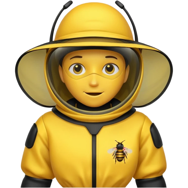 make bee protective suit emoji emoji