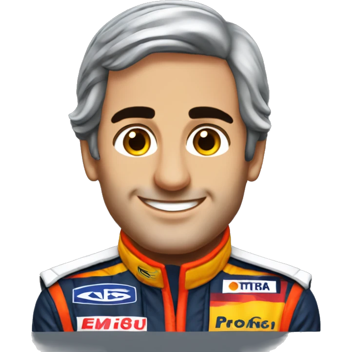 Carlos Sainz Formula 1 driver emoji