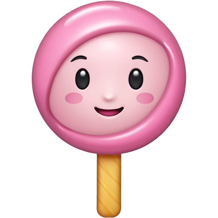 light pink candy emoji
