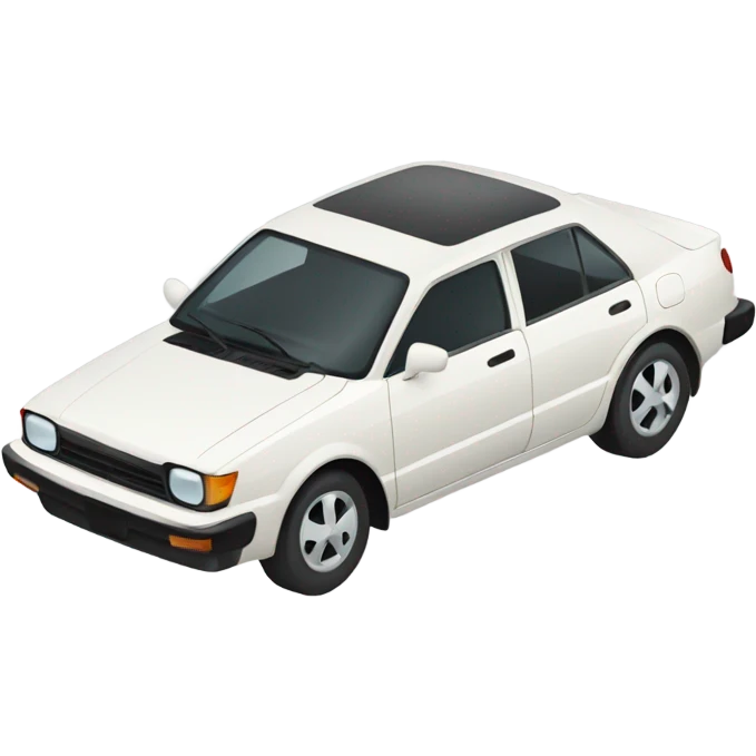 white toyota corolla emoji