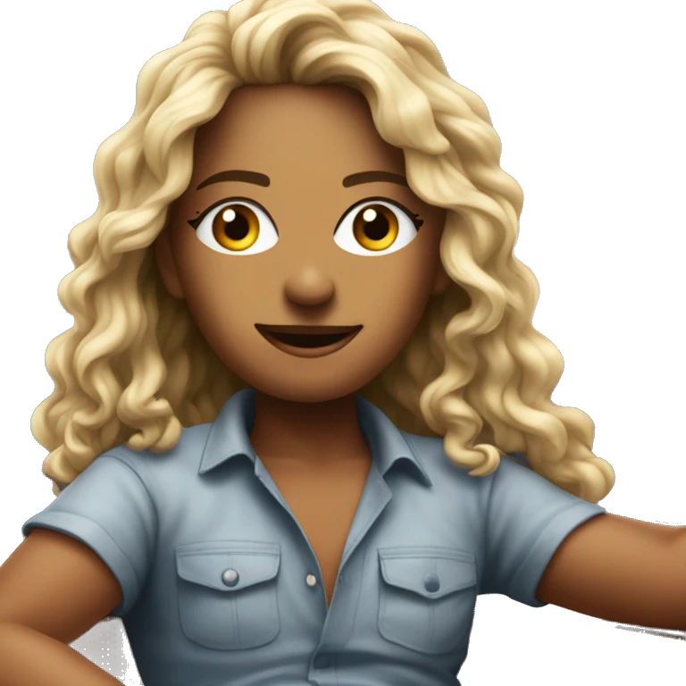 A celebrity sitted on a yacht on the indian ocean  emoji