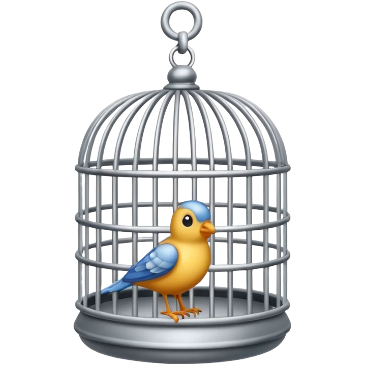 A round bird cage emoji emoji