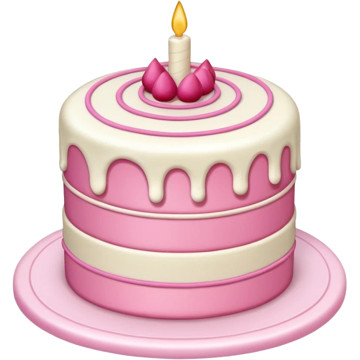 pink cake emoji