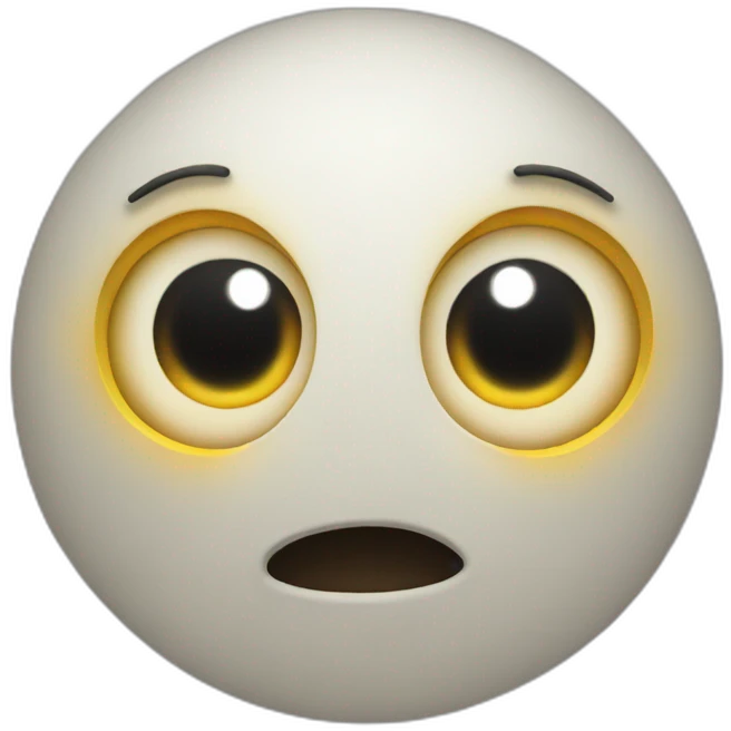 Emoji with a lot of scary eyes and halo emoji