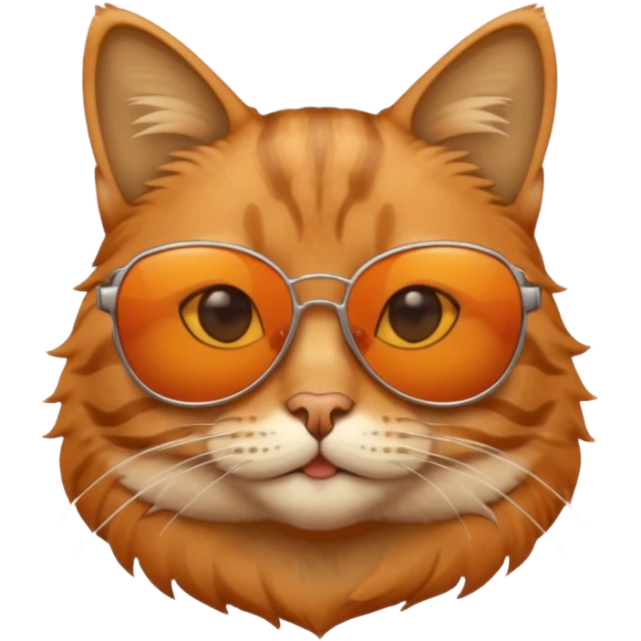 Cat wearing sunglasses emoji