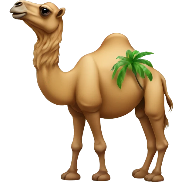 camel in rainforest emoji