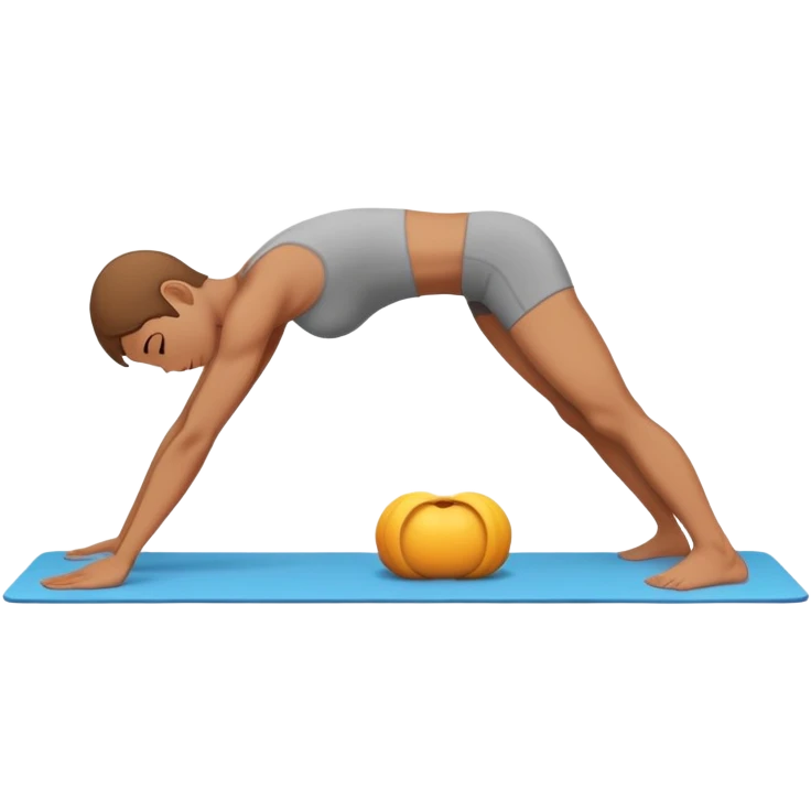 person doing bridge pose emoji