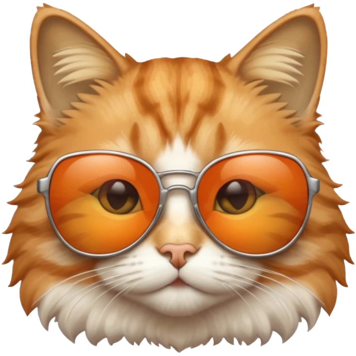 Cat wearing sunglasses emoji