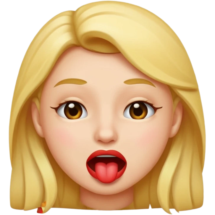 Emojis biting lip an winking  emoji
