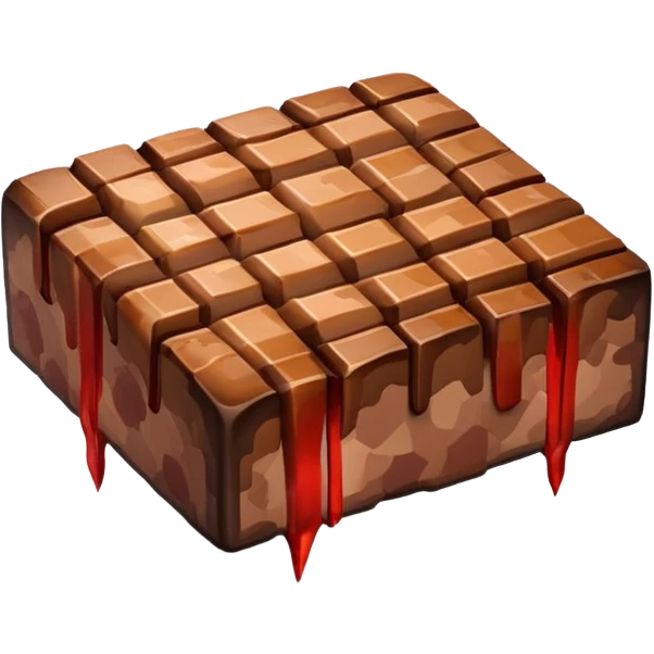 Minecraft steak emoji