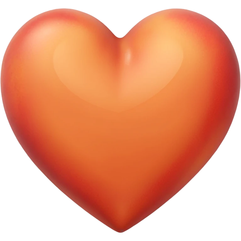 Corazon de color durazno emoji