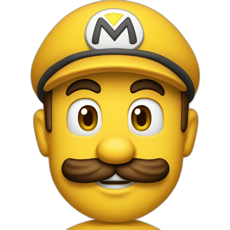 Yellow Mario emoji