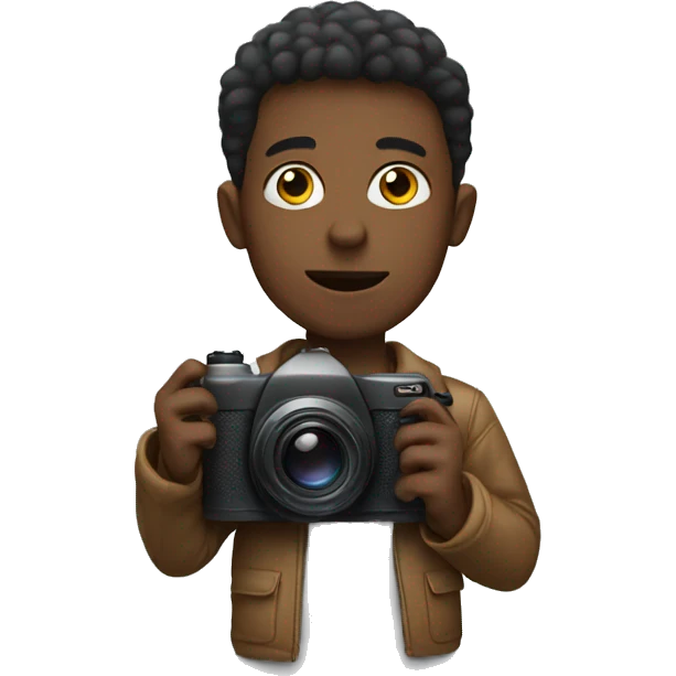 Boy with a camera emoji