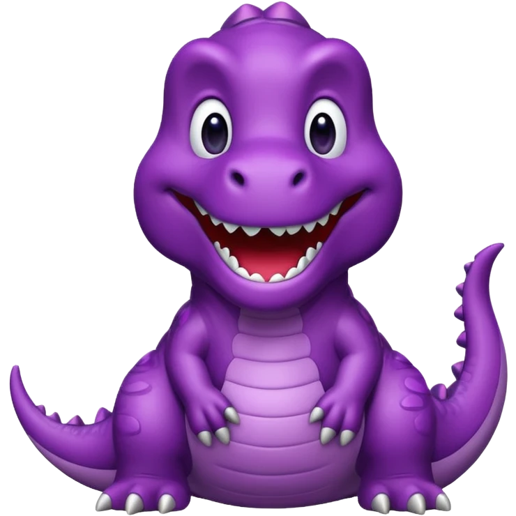 Barney the dinosaur emoji
