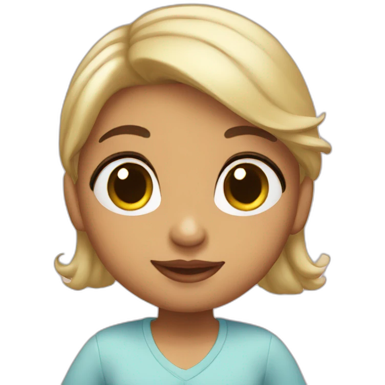 Bebé nena emoji