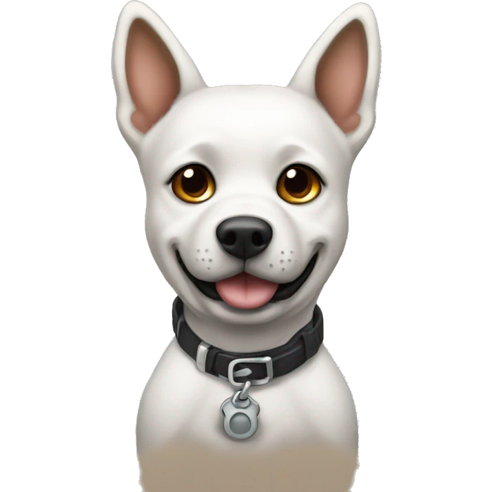 Perro con chamarra  emoji