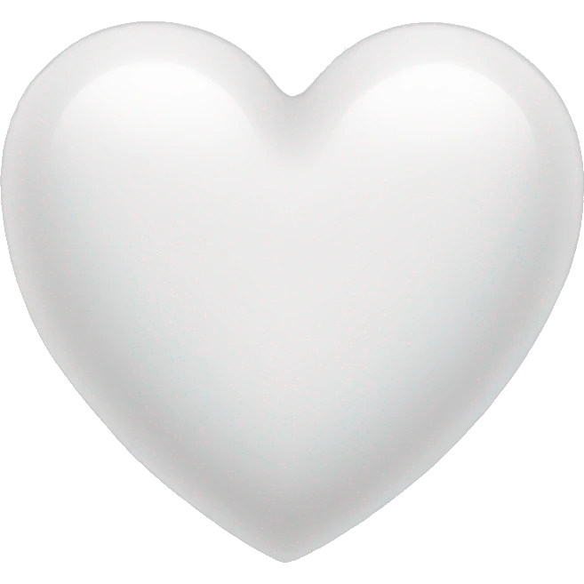 white heart emoji