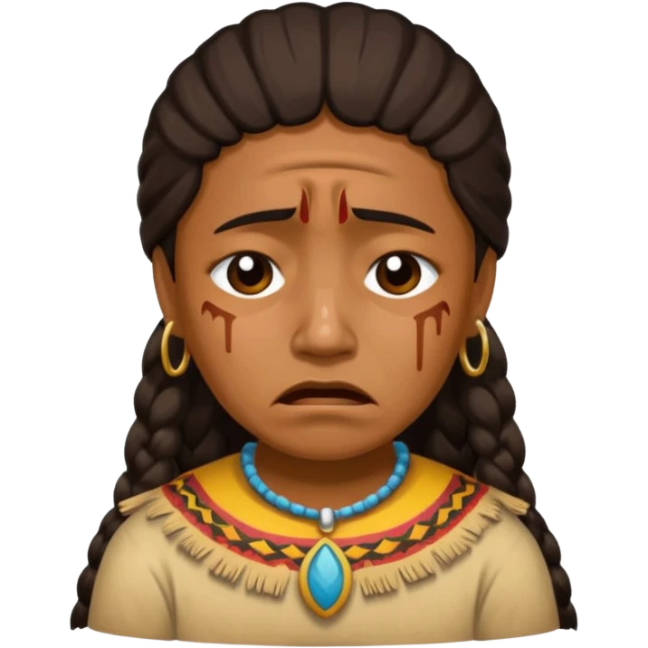 An fsu emoji with an fsu fan crying/depressed so a Seminole emoji