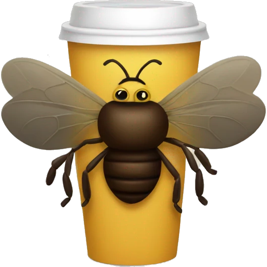 Coffee bumble emoji