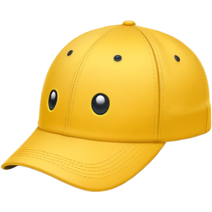 yellow golf hat emoji